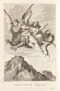 Francesco Fontebasso, Dante et Virgile sur le dos de la Fraude